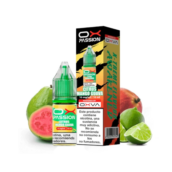 Oxva Ox Passion - Citrus Mango Guava - Lime, Mangó és Guava ízesítésű nikotinsó - 10ml/20mg