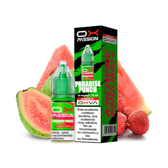 Oxva Ox Passion - Paradise Punch - Nikotinska sol s okusom ličija, lubenice i guave - 10ml/20mg