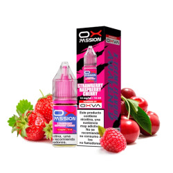 Oxva Ox Passion - Strawberry Raspberry Cherry - Eper, Málna és Cseresznye ízesítésű nikotinsó - 10ml/20mg