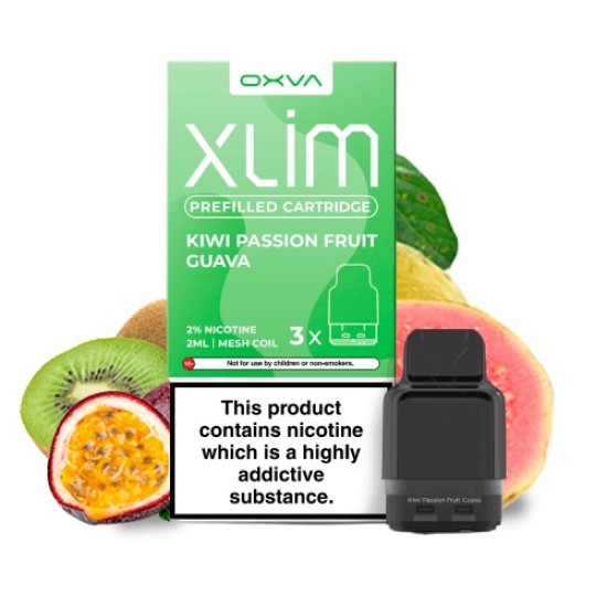OXVA - XLIM - Kiwi Passionfruit Guava - Spremnik punjen tekućinom s okusom kivija, marakuje i guave 1,2 ohm - 2ml/20mg