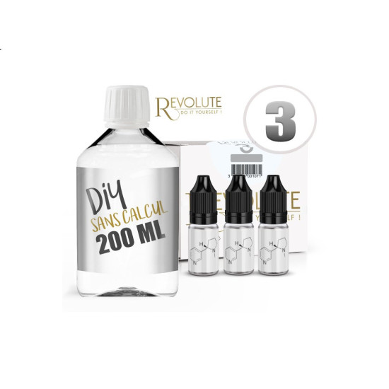 3 mg/ml - Revolute baza - 200 ml - 100% VG
