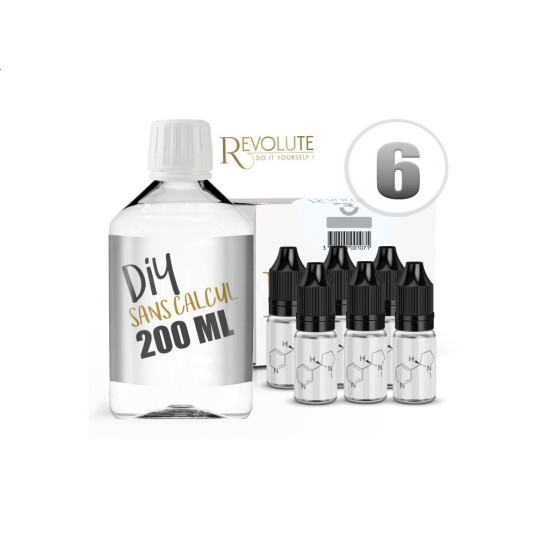 6 mg/ml - Revolute baza - 200 ml - 100% VG