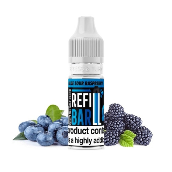 Refill Bar Salts - Blue Sour Raspberry - Áfonya és Kék Málna ízesítésű nikotinsó - 10ml/20mg
