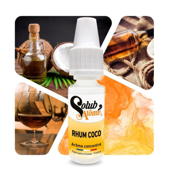 Solub - Rhum Coco - Rum és Kókusz ízű aroma - 10 ml