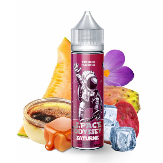 Space Odyssey - Saturne - Kaktus, lubenica, ananas, karamela Shortfill aroma - 50ml/0mg