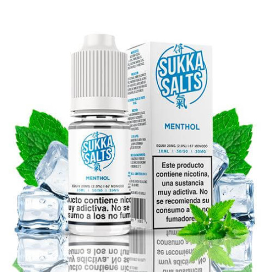 Sukka Salts - Menthol - Menta és Eukaliptusz ízesítésű nikotinsó - 10ml/10mg