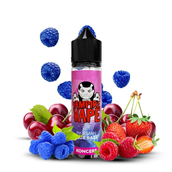 Vampire Vape - Pinkman Blue Razz - Kék Málna, Grapefruit, Narancs, Citrom és Bogyósgyümölcs ízű shortfill eliquid - 50ml/0mg