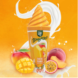 Vape Maker - Sombrero - Exotic Mango - Mangó, Maracuja és Sárgabarack ízű Shortfill eliquid - 50ml/0mg
