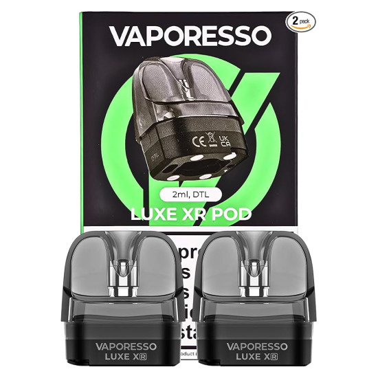 Vaporesso - Luxe XR Max DL Pod Tank 2 ml - E-cigaretta tank - 2 db