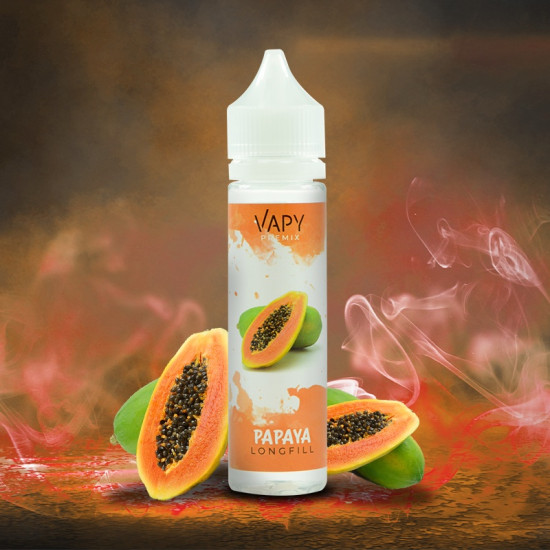 Vapy Premix - Papaya - Papaya ízű Longfill aroma - 10/60 ml