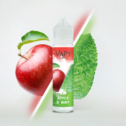 Vapy Twin - Apple & Mint - Alma és Menta ízű Longfill aroma - 10/60 ml