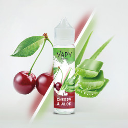 Vapy Twin - Cherry & Aloe - Cseresznye és Aloe ízű Longfill aroma - 10/60 ml