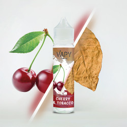 Vapy Twin - Cherry & Tobacco - Dohány és Cseresznye ízű Longfill aroma - 10/60 ml