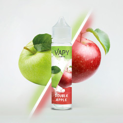 Vapy Twin - Double Apple - Alma és Zöldalma ízű Longfill aroma - 10/60 ml