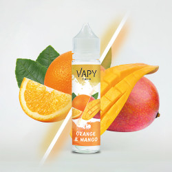 Vapy Twin - Orange & Mango - Narancs és Mangó ízű Longfill aroma - 10/60 ml