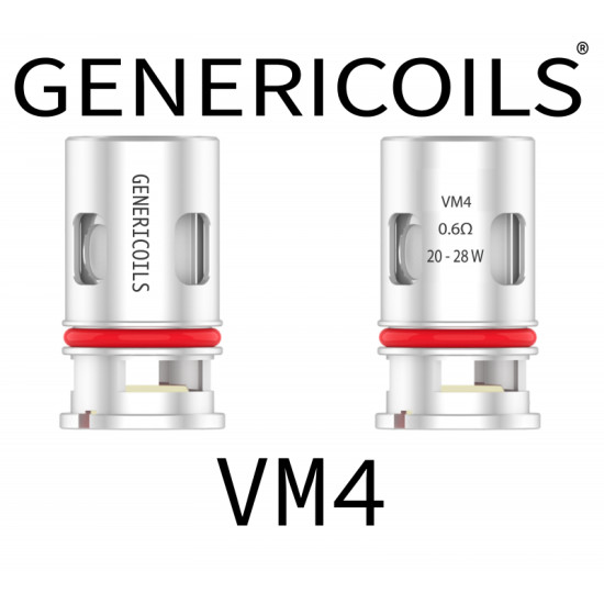 Genericoils-MPV - PnP VM4 0,6 ohm e-cigaretta porlasztó