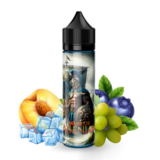 Warrior - Athenian - Szőlő, Őszibarack és Áfonya ízű Shortfill eliquid - 50ml/0mg